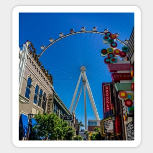 Linq Promenade - High Roller Ferris Wheel - Las Vegas Sticker